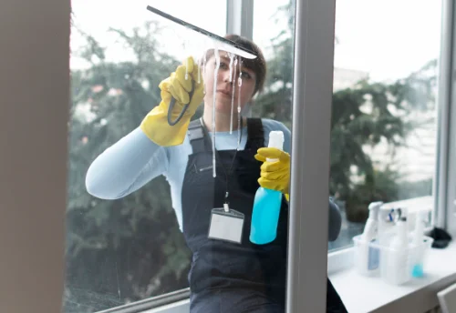 Nettoyage de vitres intérieures et extérieures à la Sauve